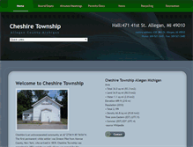 Tablet Screenshot of cheshiretownship.org